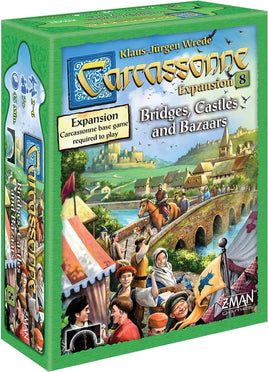 Carcassonne Expansion 8, Bridges, Castles & Bazaars