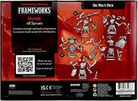 D&D Frameworks: Orc Multi-Pack 7 Miniatures