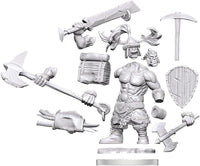 D&D Frameworks: Orc Barbarian Male Miniature