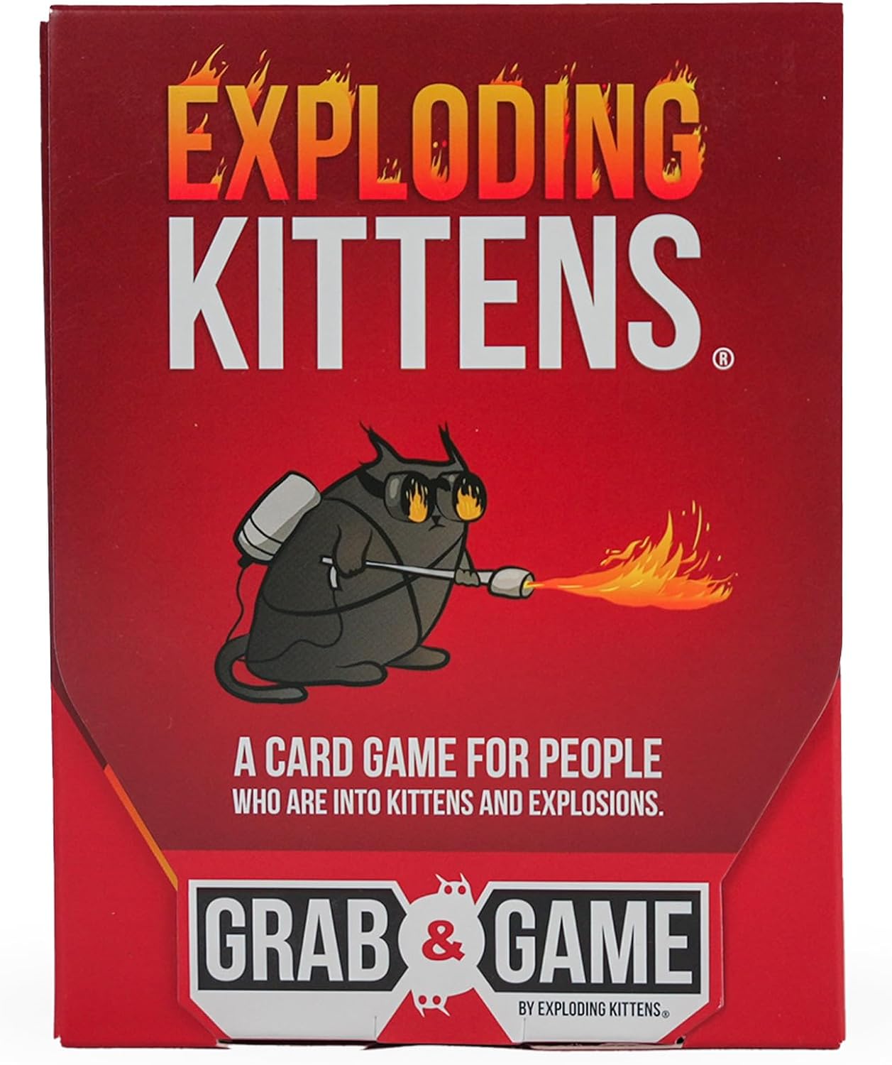 exploding kittens card sleeve size Grab and Game
