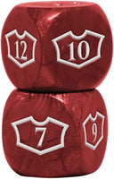 Magic the Gathering 4 Oversized Loyalty Dice - Moutains