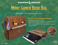 Dungeons & Dragons Mimic Gamer Book Bag