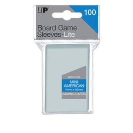 Board Game Sleeves Lite Mini American 41 x 63mm (100 sleeves)