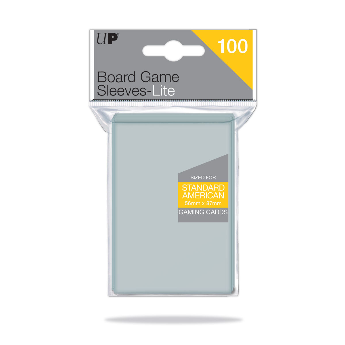 card sleeves 56x87mm Board Game Sleeves Lite Standard American 56x 87mm (100 sleeves)
