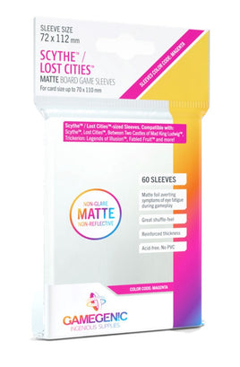 Gamegenic Board Game Sleeves Matte Scythe / Lost Cities (60 sleeves)