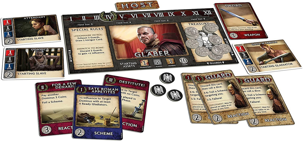 Spartacus: A Game of Blood and Treachery – Arena Legends – BoardGameGeek  Store