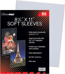 Ultra Pro - 50 Soft sleeves,  8-1/2" x11"
