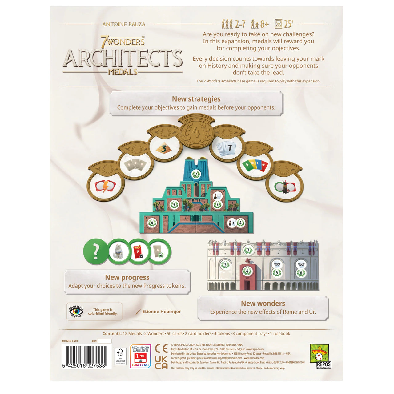 7 Wonders Architects: Medals Expansion (EN)