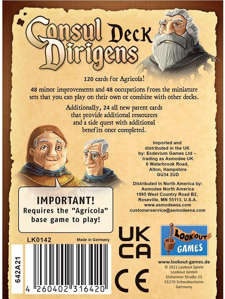Agricola: Consul Dirigens Deck (EN)