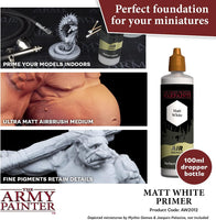 The Army Painter Warpaints: Air Primer Matt White 100ml