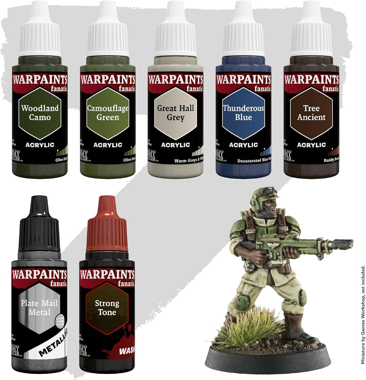 The Army Painter: Warpaints Fanatic: Combat se7ens: Field Gear Green (EN)