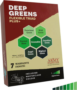 Army Painter: Masterclass: Flexible Triad Plus+ - John Blanche - Deep Greens (EN)