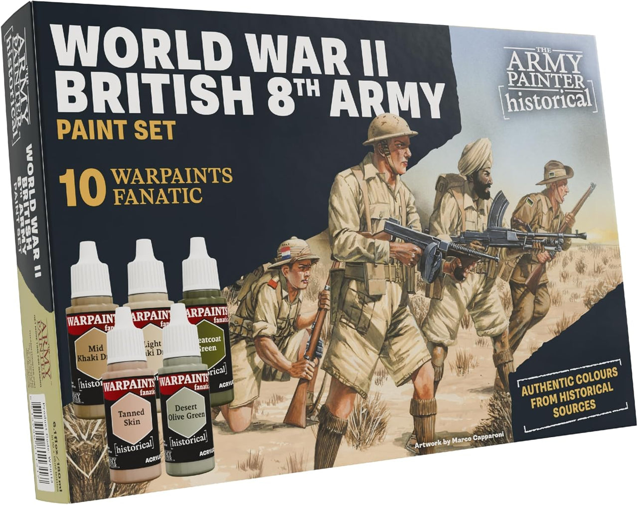 Army Painter: Historical: WWII British 8th Army Paint Set (EN)