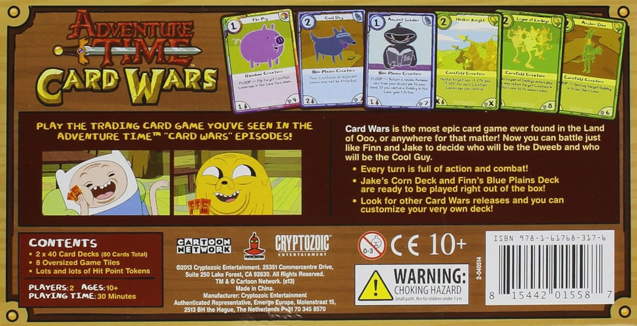 Adventure Time Card Wars - Finn Vs Jake (EN)