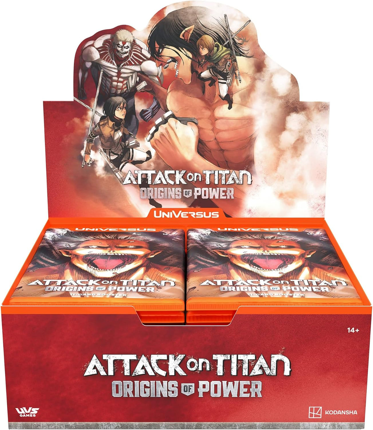 Universus Attack on Titan: Origins of Power- Booster Display (24 ct) (EN)