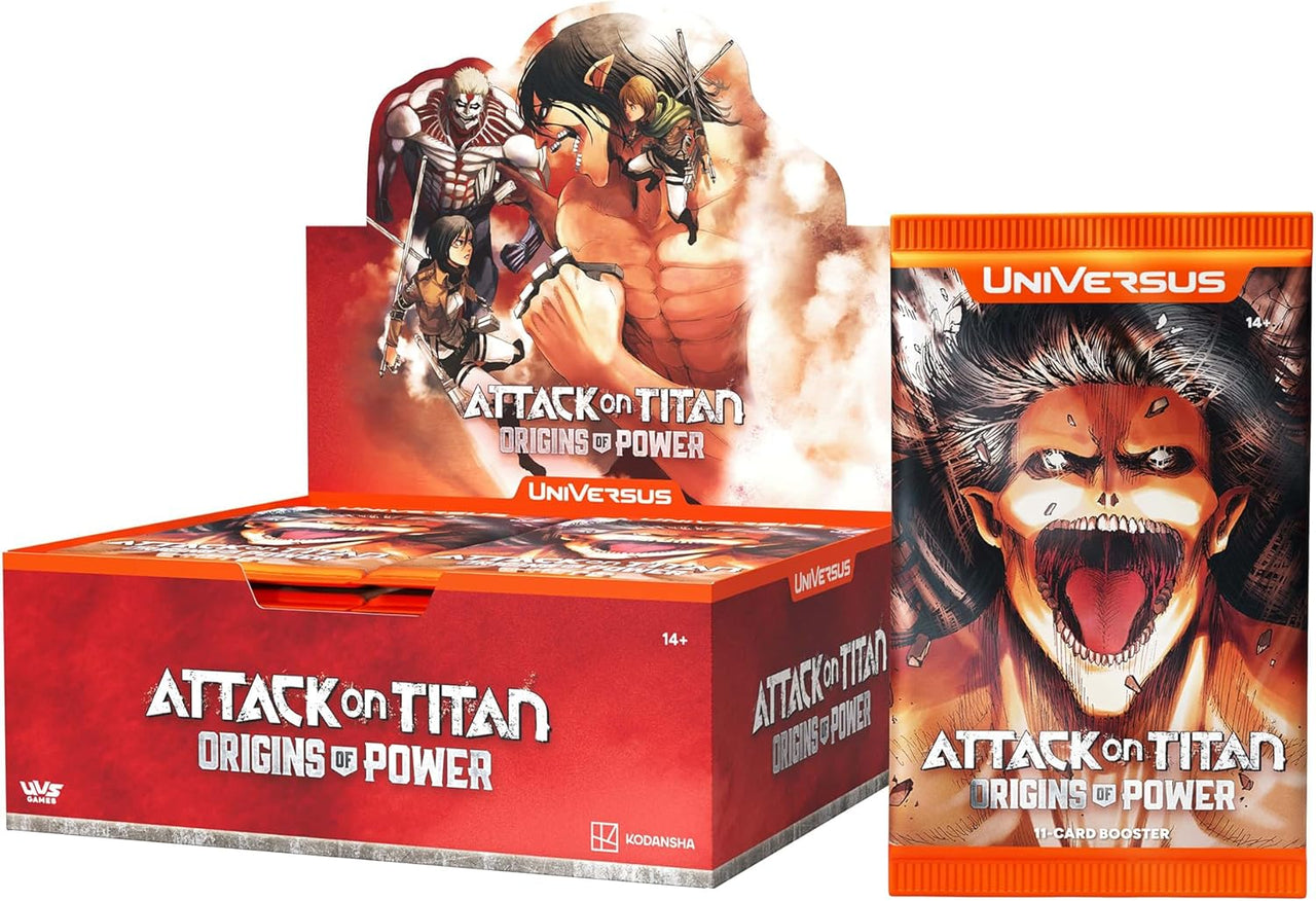Universus Attack on Titan: Origins of Power- Booster Display (24 ct) (EN)