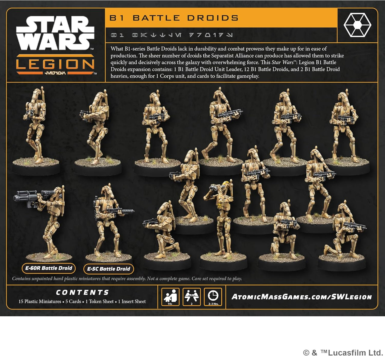 Star Wars Legion: B1 Battle Droids (ML)