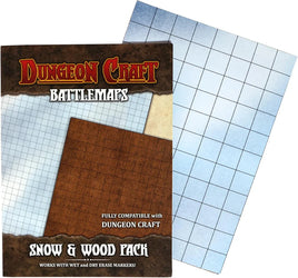 Dungeon Craft Battlemap Wood and Snow