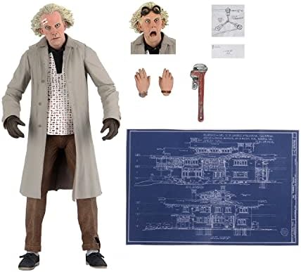Back to The Future Ultimate Doc Brown Action Figure