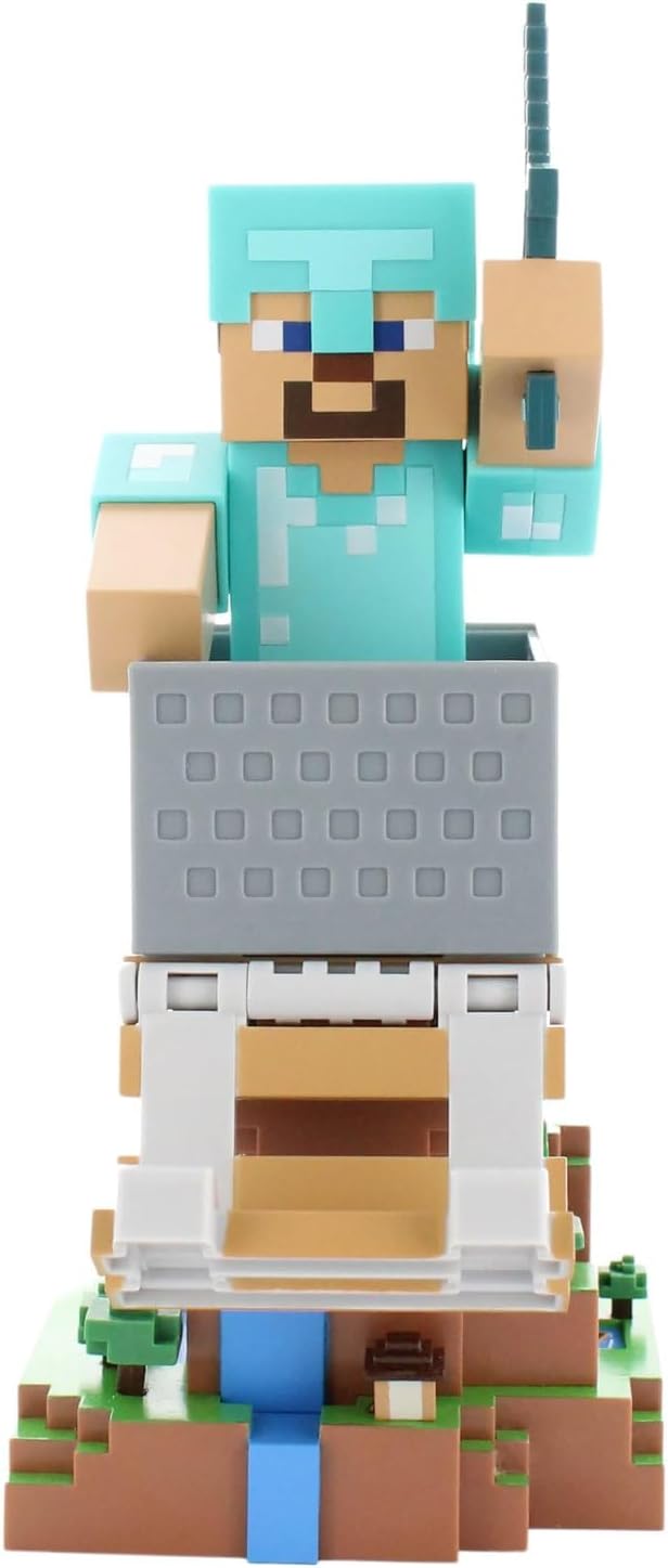 Cable Guy Minecraft: Steve en Armure de Diamant Support d'Appareil