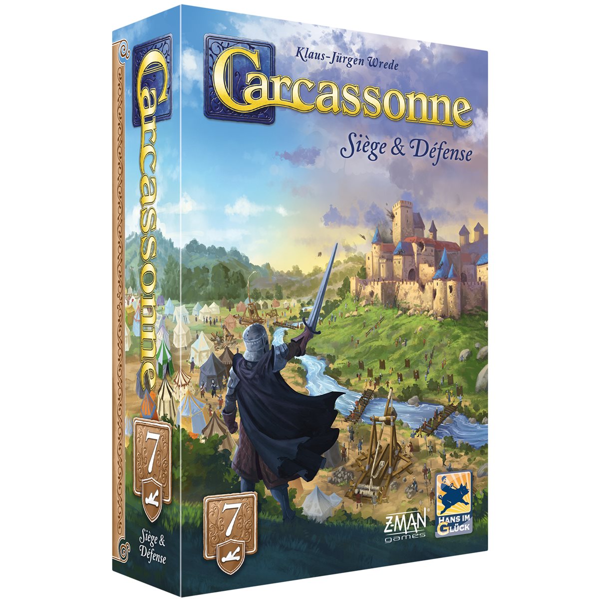 Carcassonne: Ext 7: Siege & Defense (FR)  - Nouvelle Version 2025