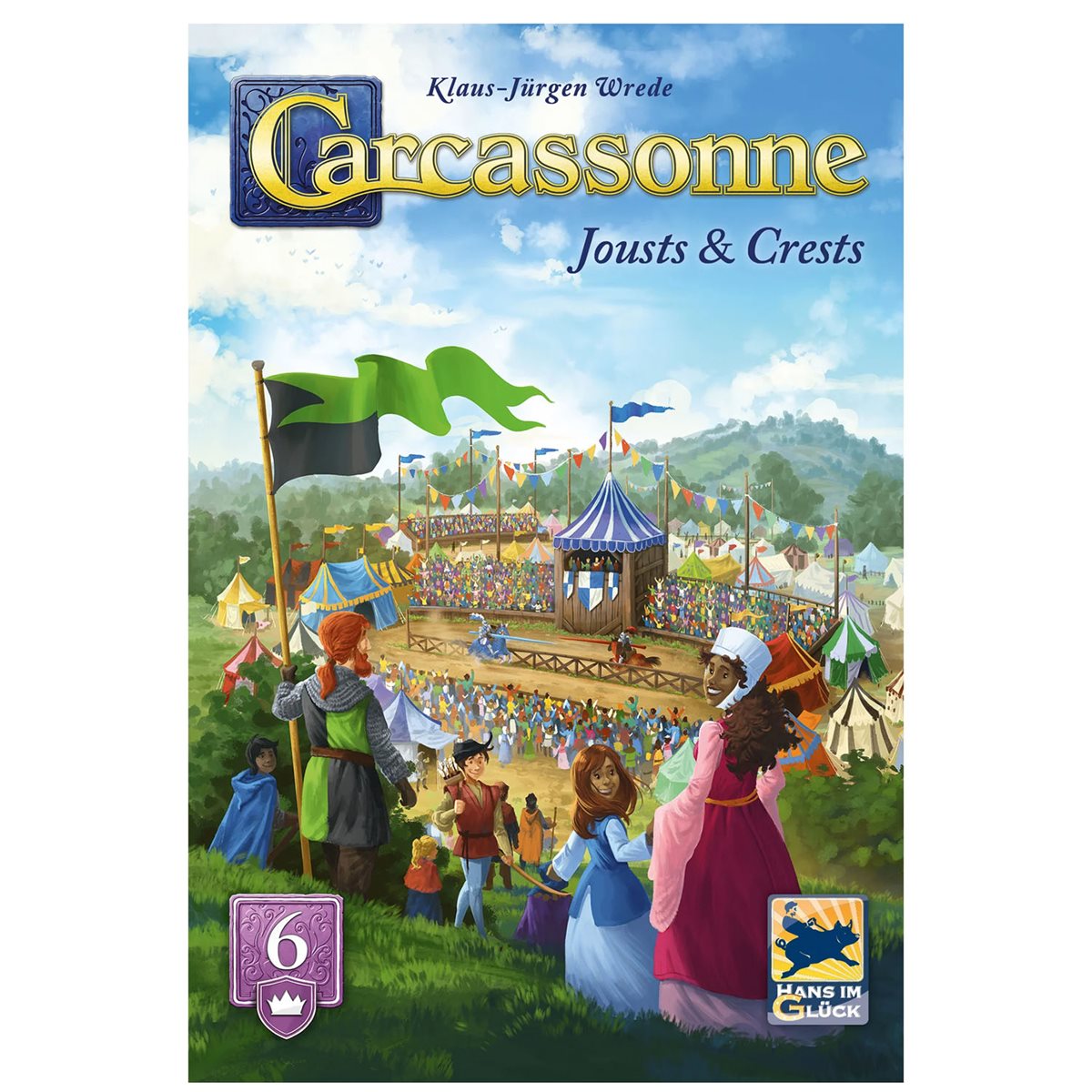 Carcassonne: Exp 6: Jousts & Crests (EN) - Refresh