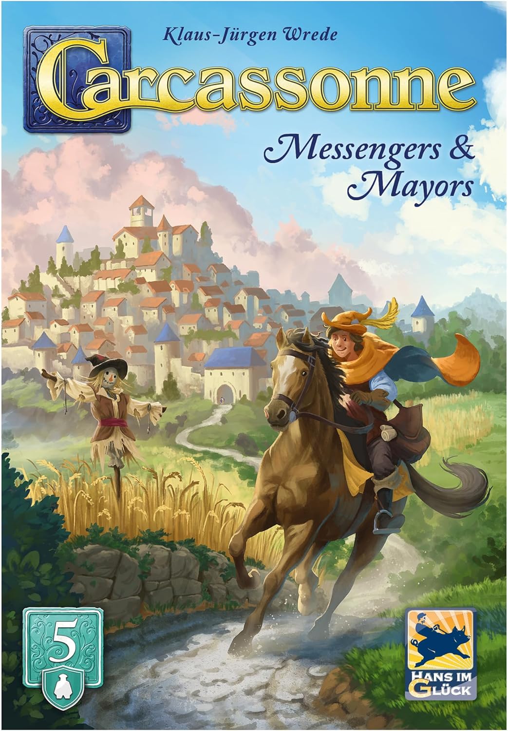 Carcassonne: Exp 5: Messengers & Mayors (EN) - Refresh