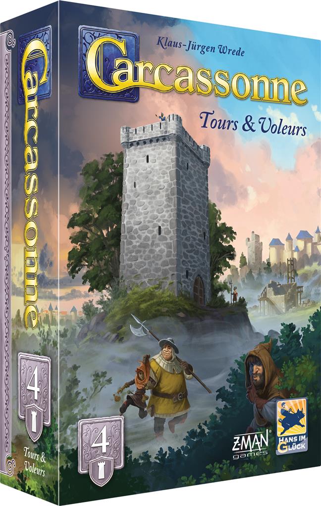 Carcassonne Extension #4: Tours & Voleurs (FR) - Nouvelle Version 2025