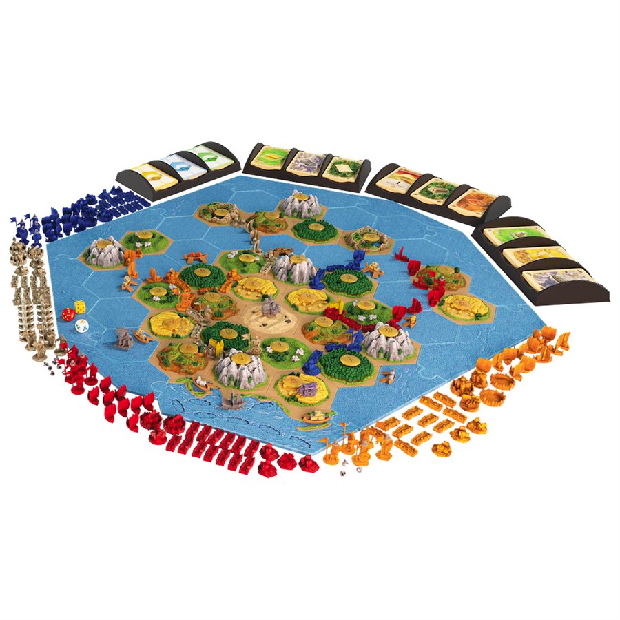 Catan 3D - Seafarer and Cities & Knights Expansion (English Edition)
