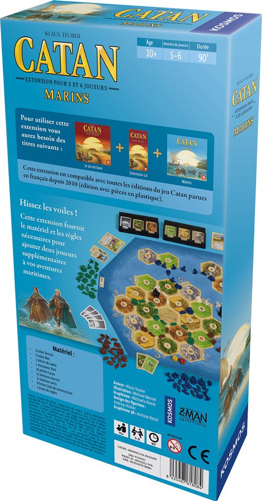 Catan Marins - Extension pour 5 et 6 Joueurs (FR)