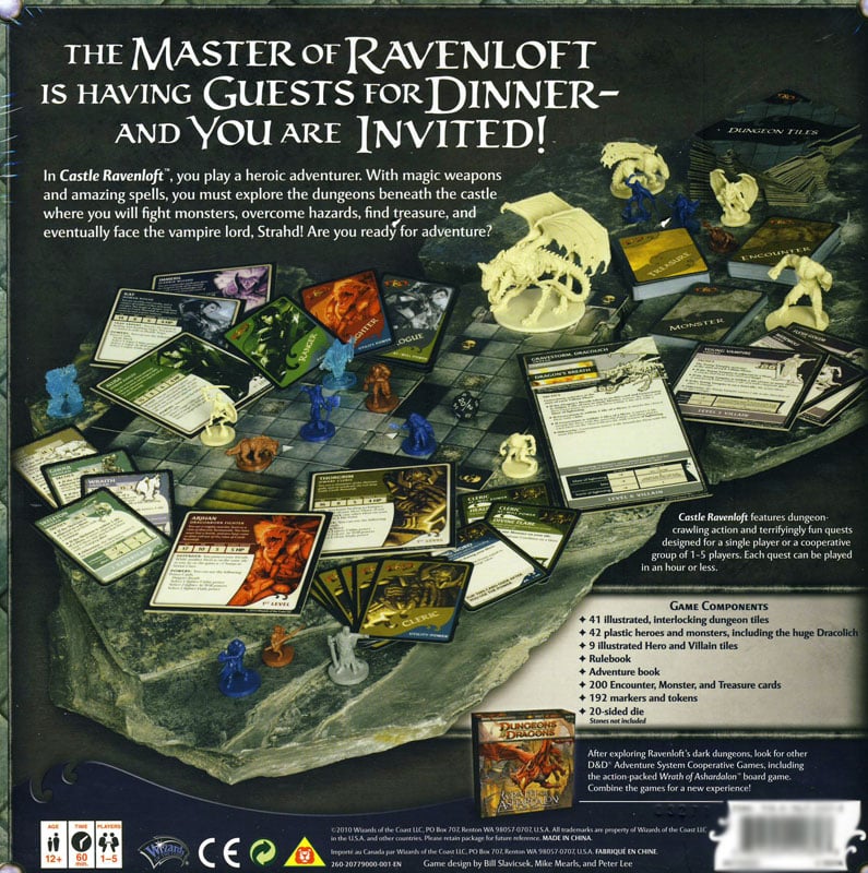 Dungeons & Dragons: Castle Ravenloft Adventure System Board Game (EN)