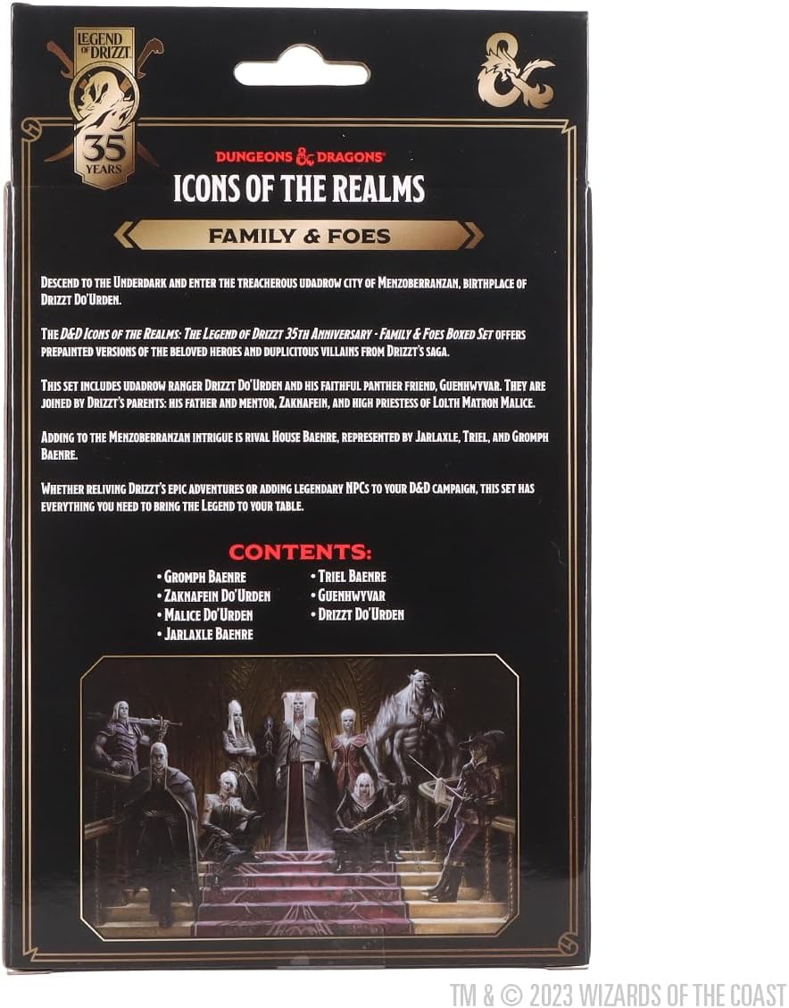 D&D Legend of Drizzt - Family & Foes Boxed Set