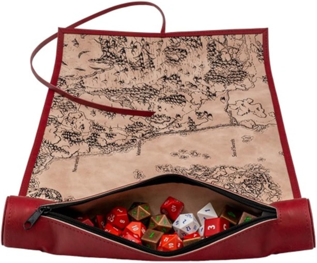 Ultra-Pro - D&D Sword Coast Map - Dice Bag & Rolling Tray