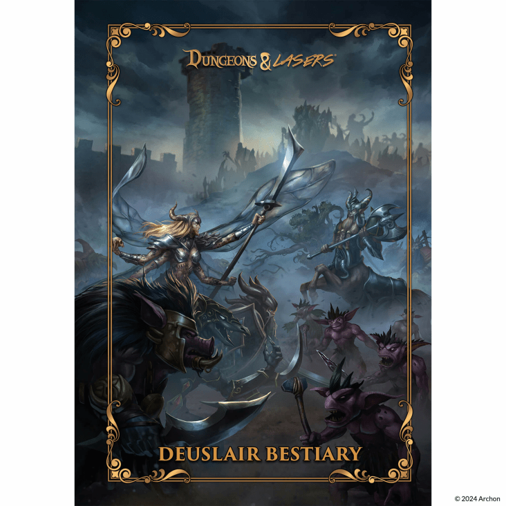 Dungeons & Lasers - The World of Deuslair: Bestiary Book (Hardcover) (EN)