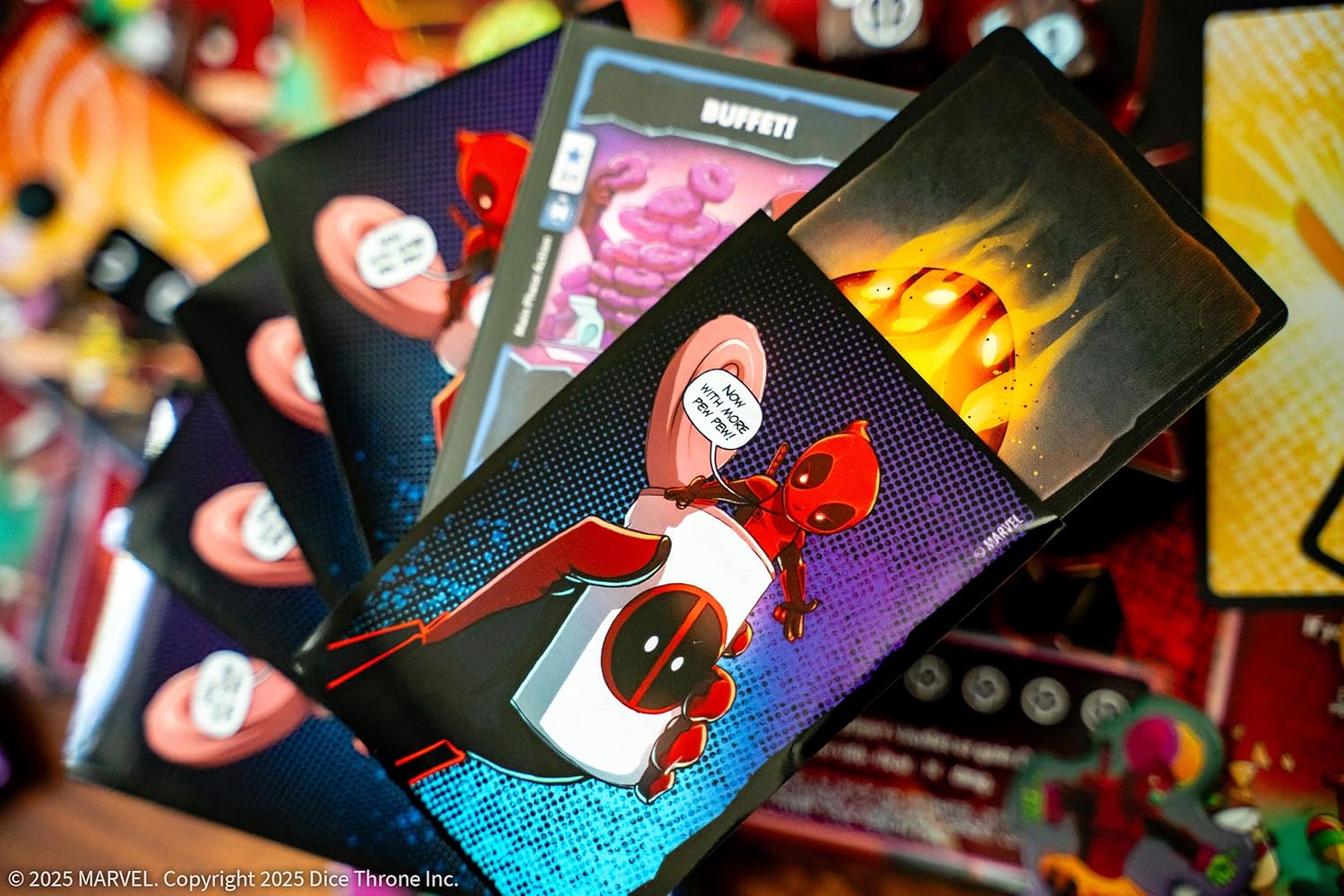 Jeu De Combat Marvel Marvel Dice Throne: Deadpool Édition Deluxe - Jeu De Dés Et Combat - Extension Autonome - Compatible Série Dice Throne Jeu Combat Dés Marvel Extension Standalone - 2