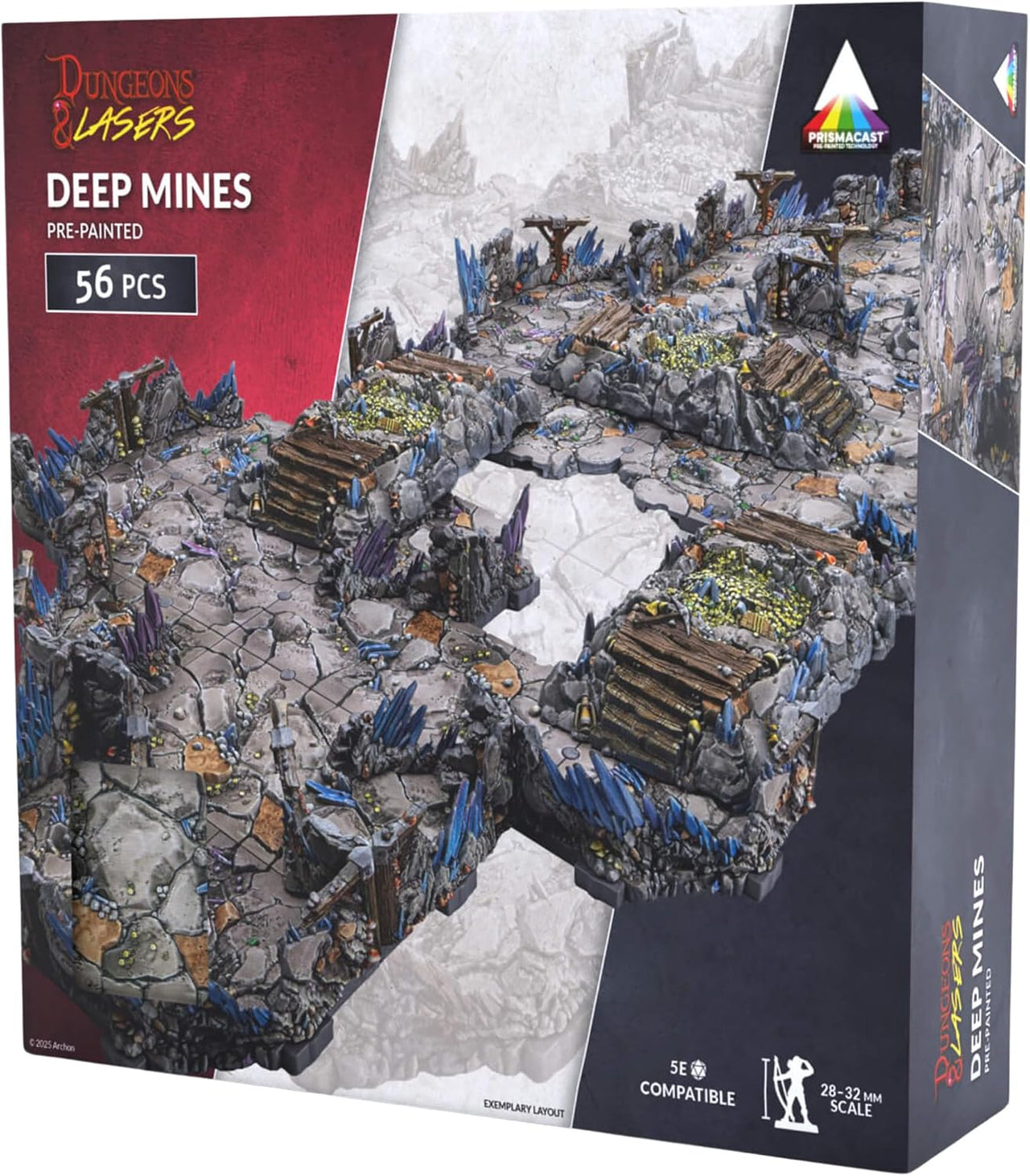 Dungeons & Lasers: Cave Series: Deep Mines (Pre-Painted) (EN)
