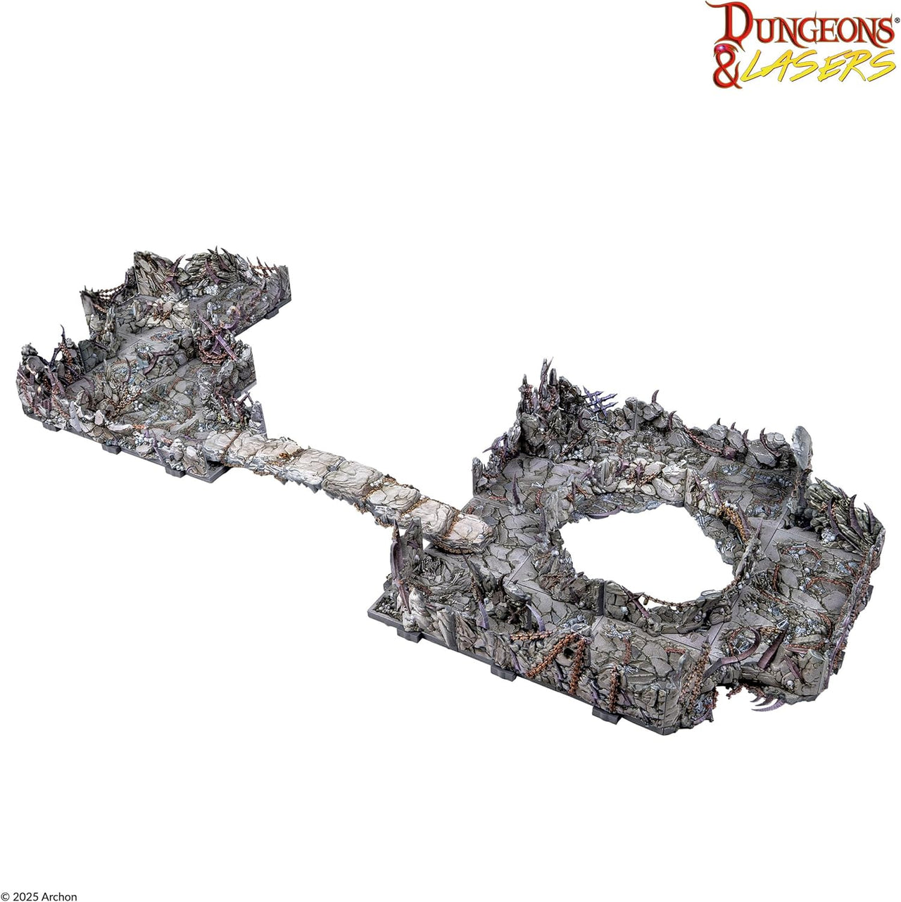 Dungeons & Lasers: Caves Series: - Demonic Caves (Pre-Painted) (EN)