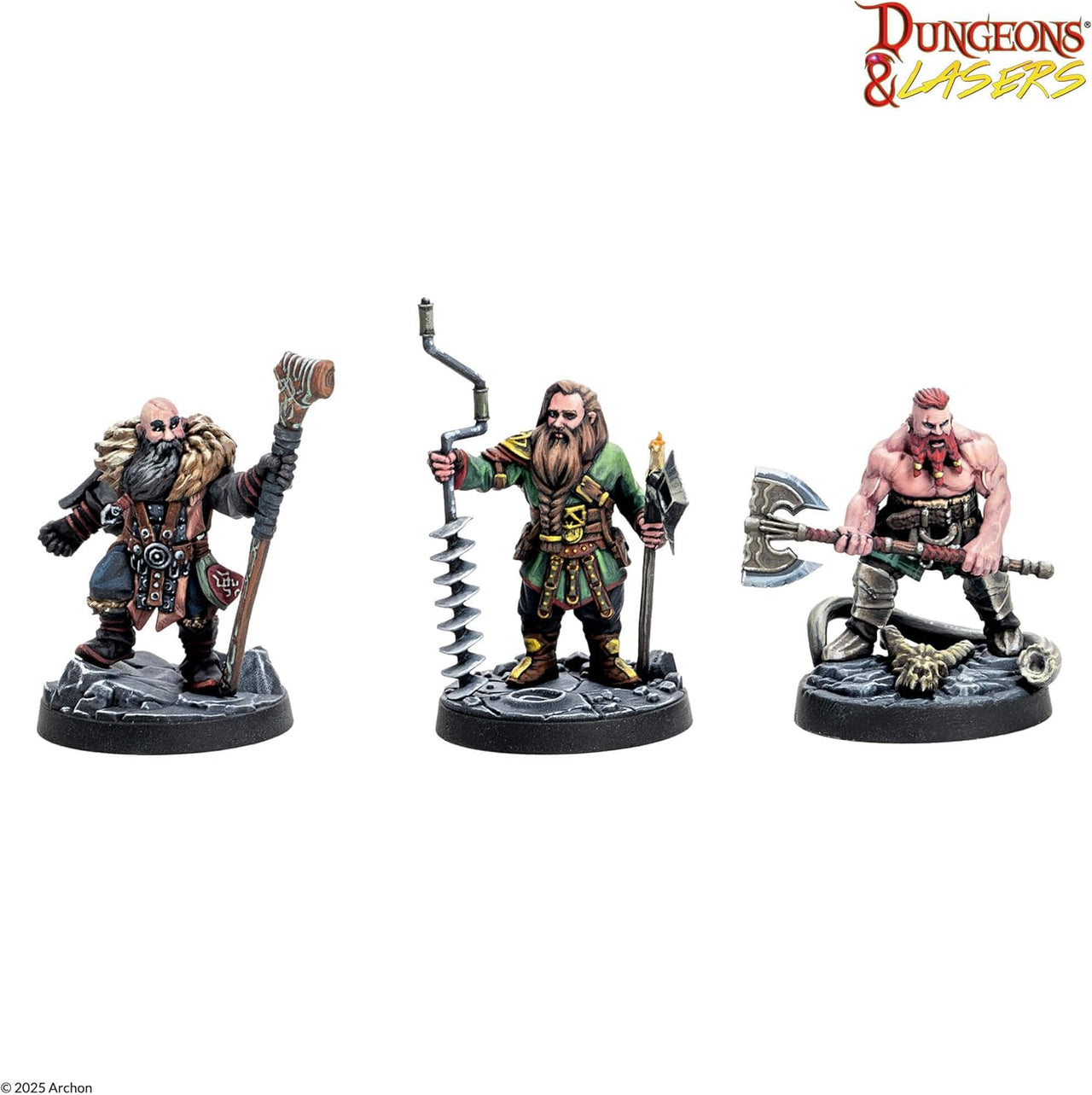 Dungeons & Lasers - Cave Series: Dwarven Miners Set (EN)
