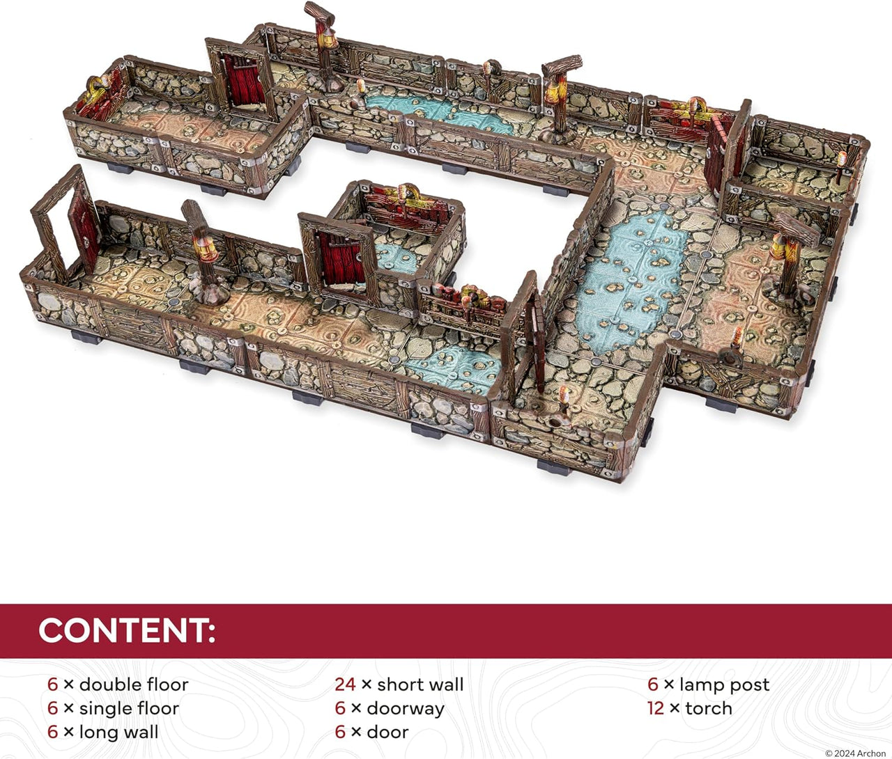Dungeons & Lasers: Dwarven Mine (Pre-Painted) (EN)