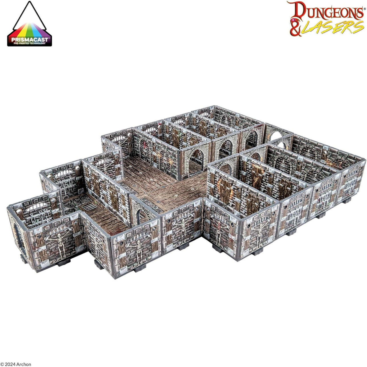 Dungeons & Lasers Chambers of Torment PrismaCast™ Ensemble de Terrain Pré-Peint