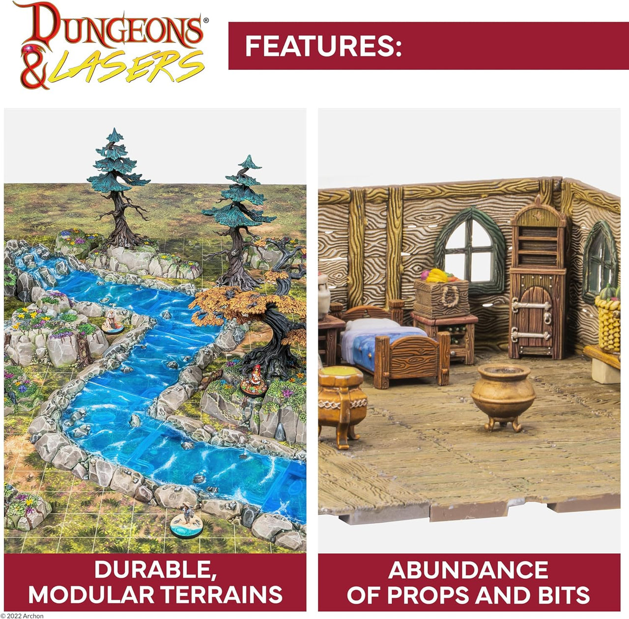 Dungeons & Lasers: Caves Series: - Ritual Sites (Pre-Painted) (EN)