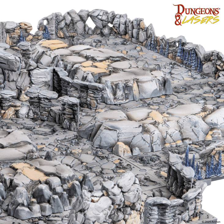 Dungeons & Lasers: Rocky Caves (Pre-Painted) (EN)