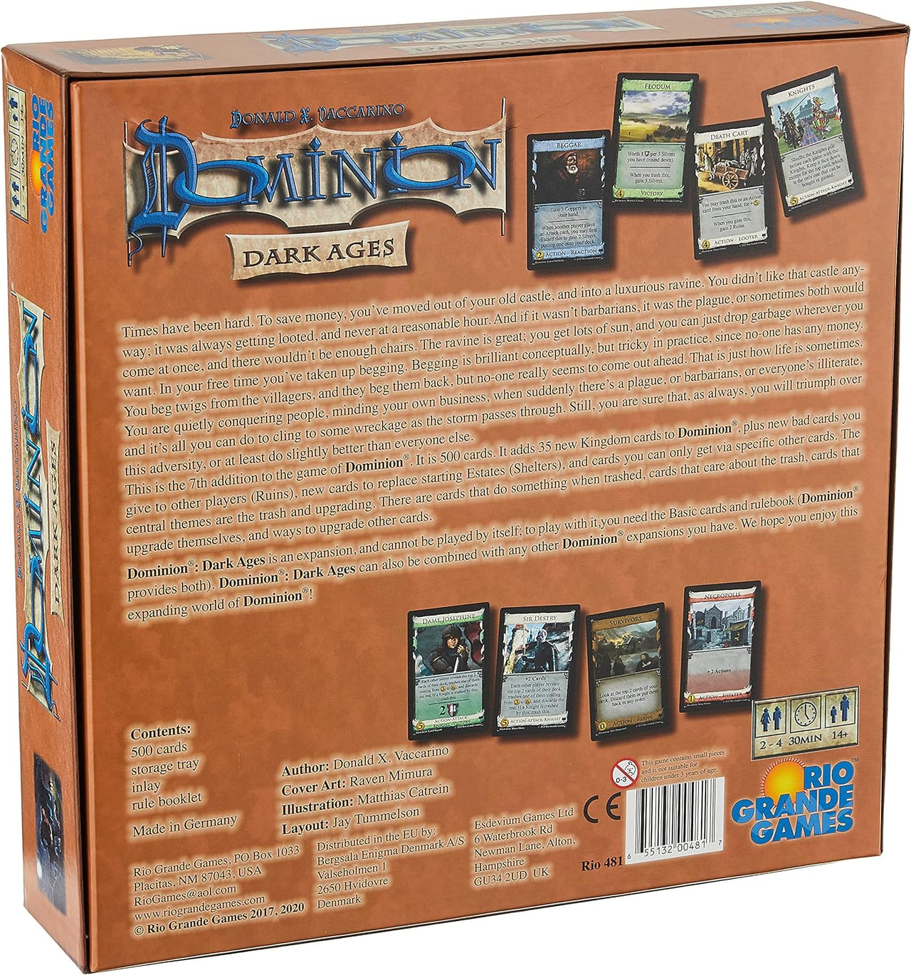 Dominion Deck Building Game - Dark Ages Expansion