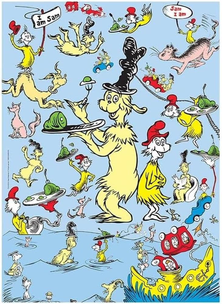 DR Seuss Green Eggs and Ham - 1000 pc Jigsaw Puzzle