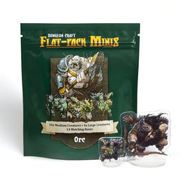 Dungeon Craft Flat Pack Miniatures: Orc Party