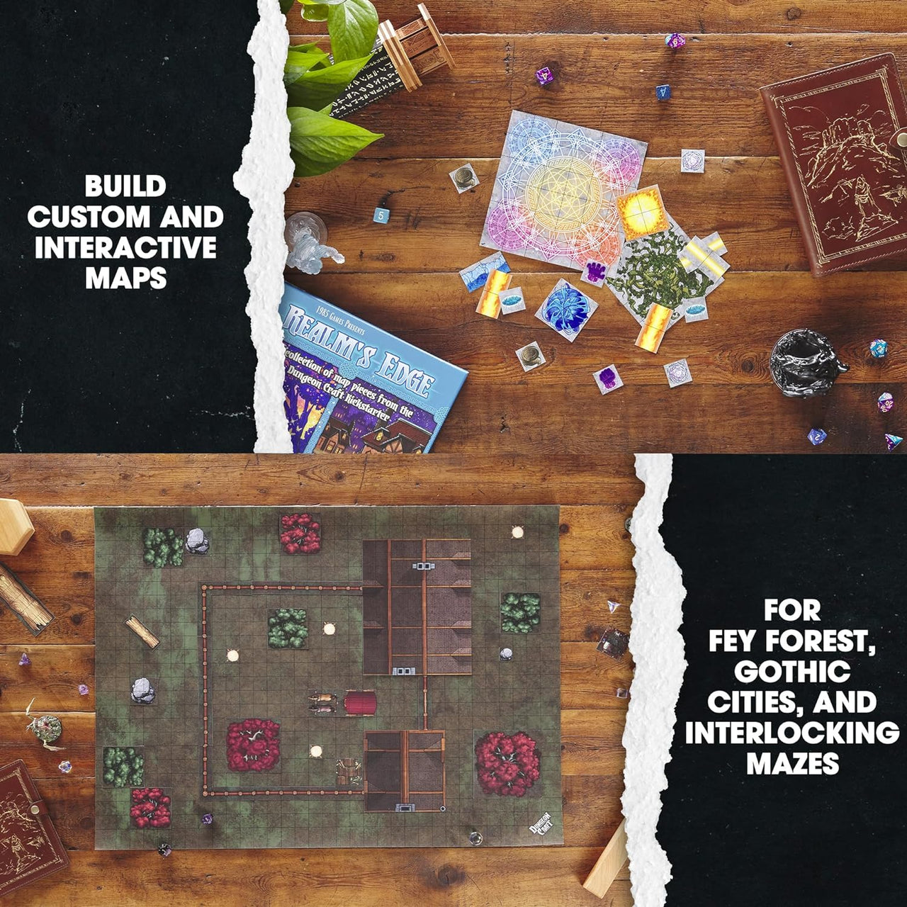 Dungeon Craft Realm's Edge Map Pieces