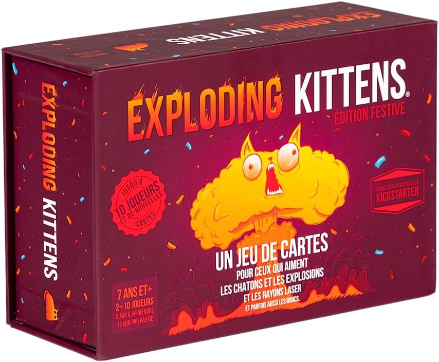 Exploding Kittens - Édition Festive (FR)| Brique & Braque