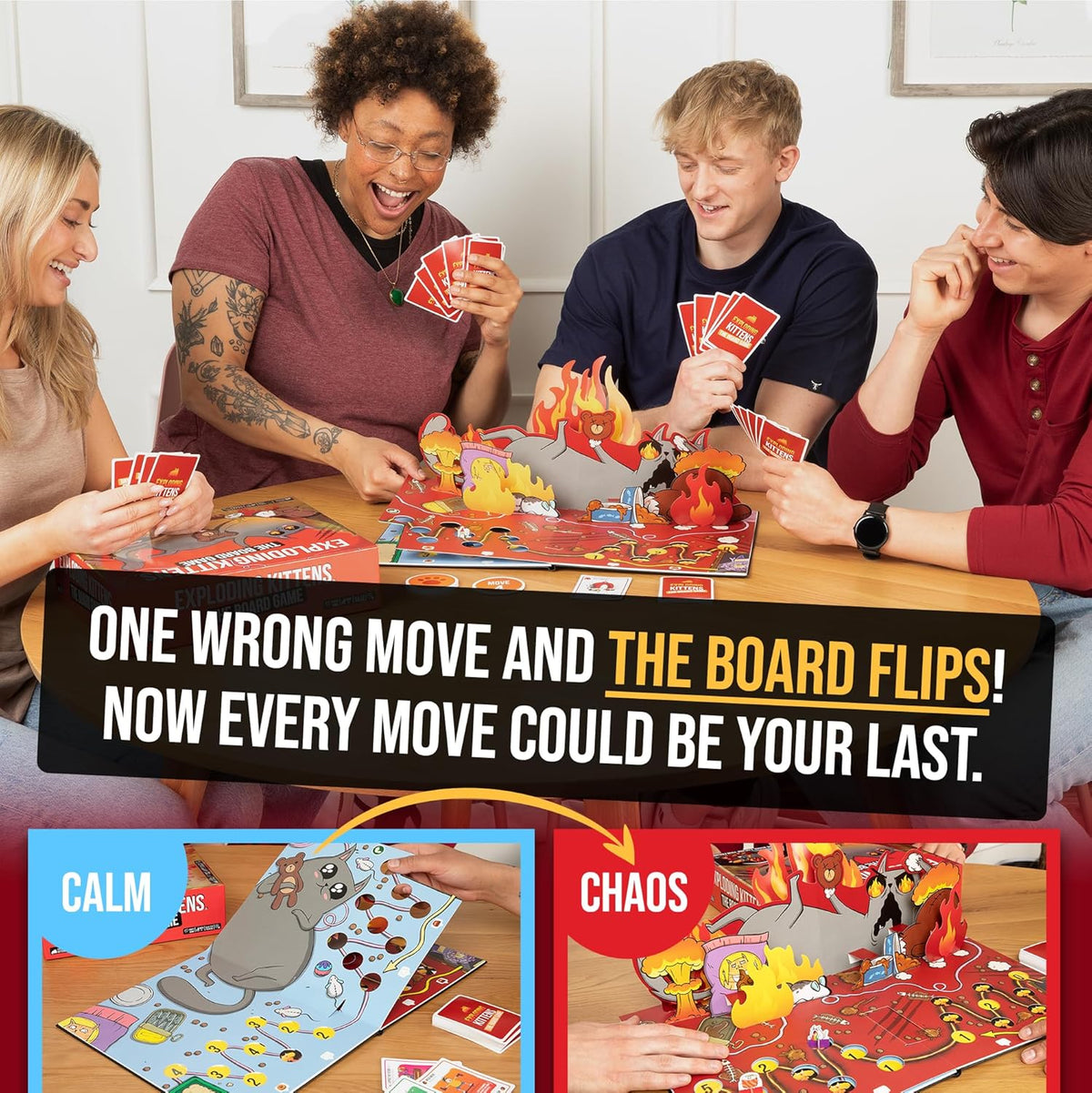 Exploding Shape Boad Game Exploding Kittens - The Board Game (EN)