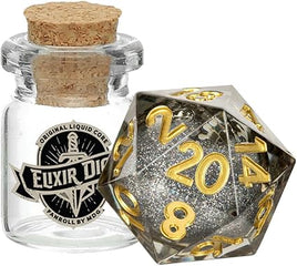 Fanroll Dice: Elixir Liquid Core D20: Vanishing Oil (1ct)