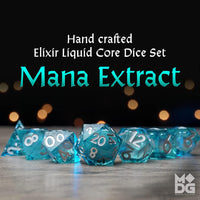 Fanroll Dice: Mana Extract Elixir Liquid Core  7pc Dice Set